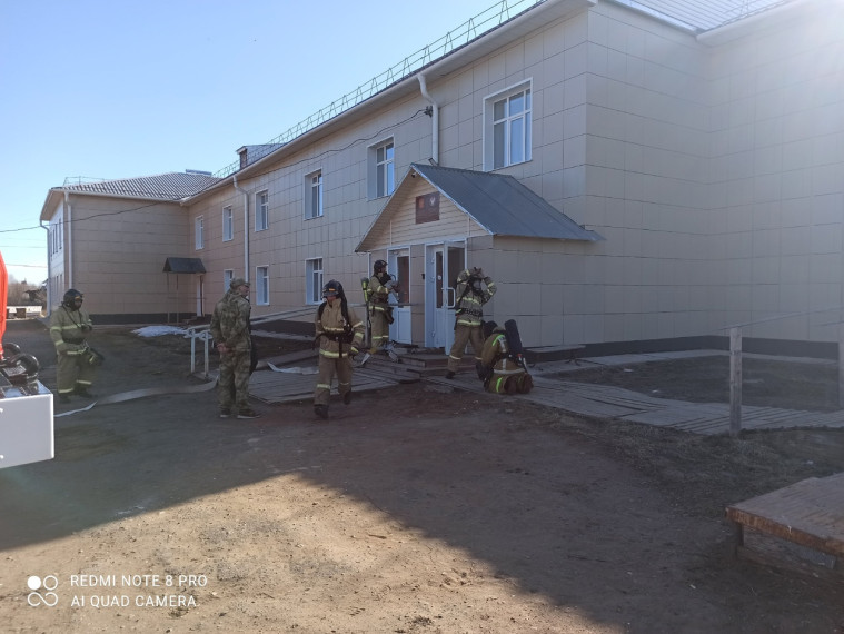 Учебная тренировка по эвакуации в школе прошла быстро и без паники!.